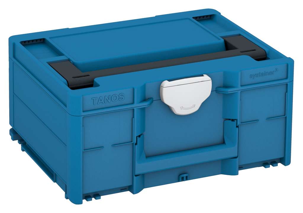 Systainer³ M 187, Sky Blue with Anthracite lid handle and Light Grey catches