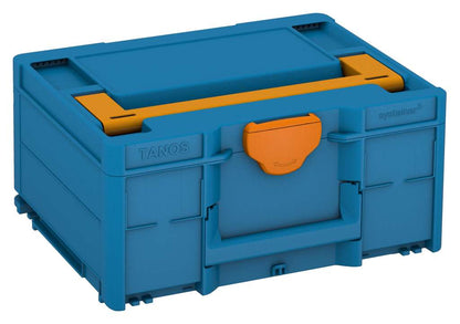 Systainer³ M 187, Sky Blue with Daffodil Yellow lid handle and Deep Orange catches