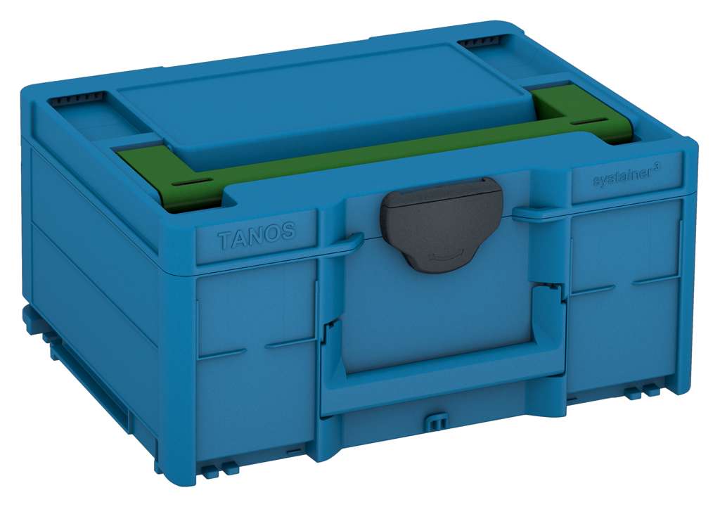 Systainer³ M 187, Sky Blue with Emerald Green lid handle and Anthracite catches