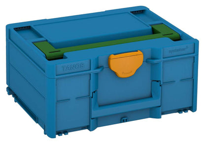 Systainer³ M 187, Sky Blue with Emerald Green lid handle and Daffodil Yellow catches