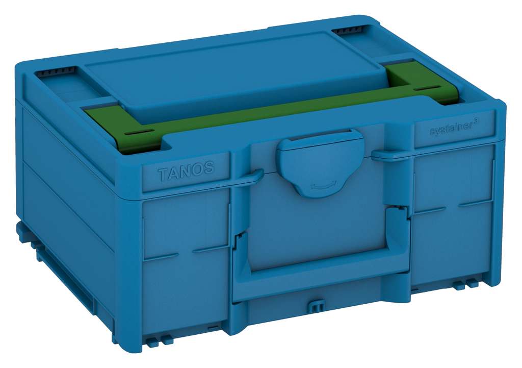 Systainer³ M 187, Sky Blue with Emerald Green lid handle