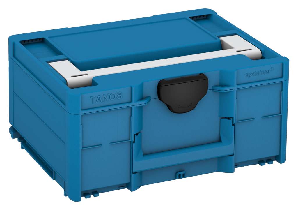 Systainer³ M 187, Sky Blue with Light Grey lid handle and Black catches