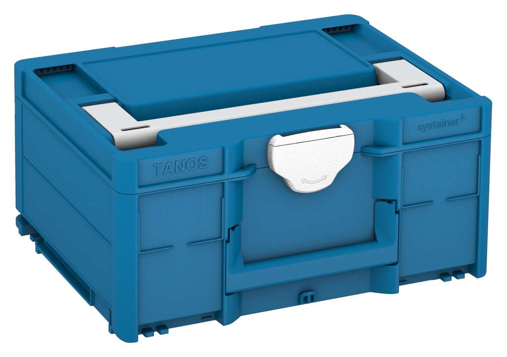 Systainer³ M 187, Sky Blue with Light Grey lid handle and White catches