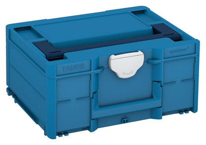 Systainer³ M 187, Sky Blue with Sapphire Blue lid handle and Light Grey catches