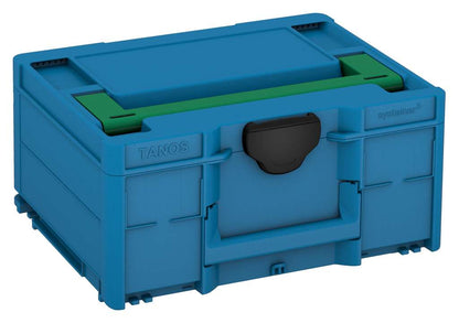 Systainer³ M 187, Sky Blue with Signal Green lid handle and Black catches