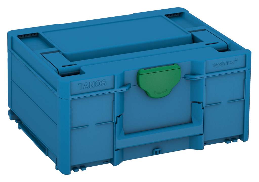 Systainer³ M 187, Sky Blue with Signal Green catches