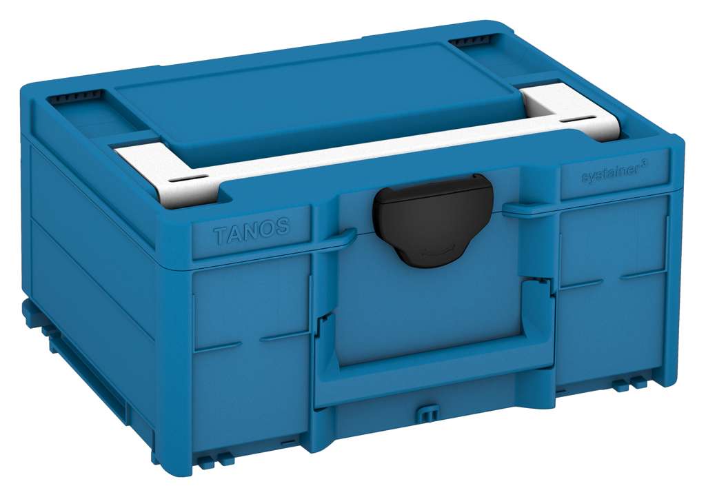 Systainer³ M 187, Sky Blue with White lid handle and Black catches