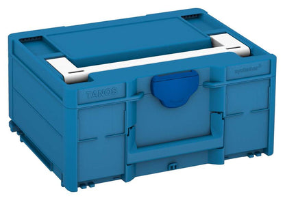 Systainer³ M 187, Sky Blue with White lid handle and Signal Blue catches