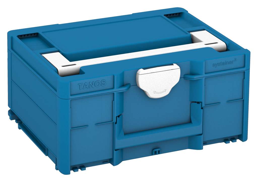 Systainer³ M 187, Sky Blue with White lid handle and White catches