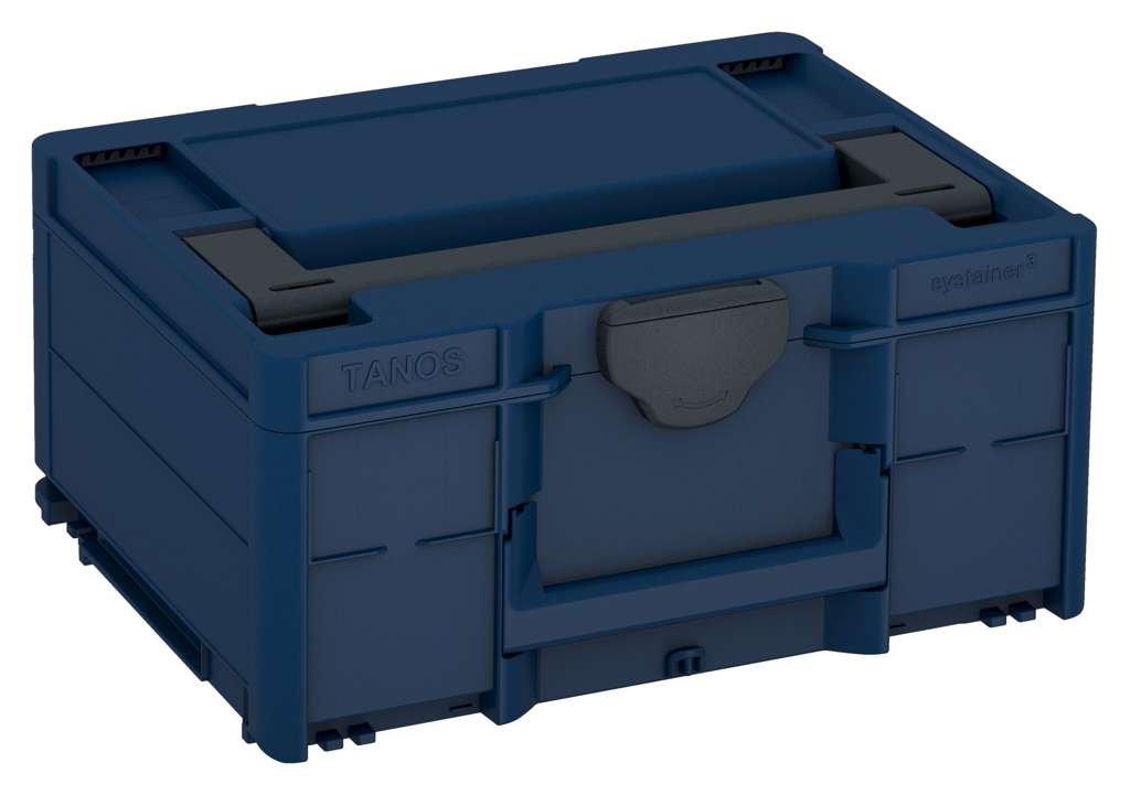 Systainer³ M 187, Sapphire Blue with Anthracite lid handle and Anthracite catches
