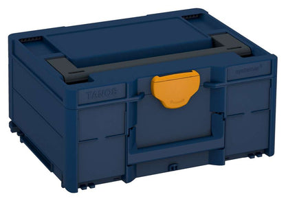 Systainer³ M 187, Sapphire Blue with Anthracite lid handle and Daffodil Yellow catches