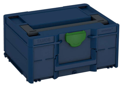 Systainer³ M 187, Sapphire Blue with Anthracite lid handle and Emerald Green catches