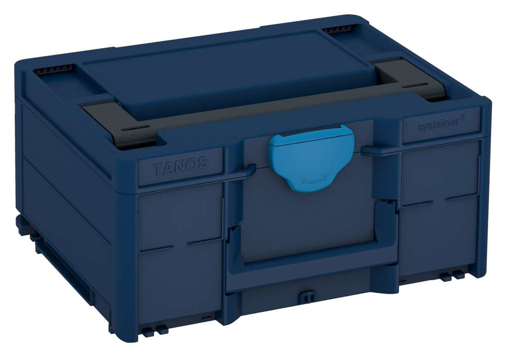 Systainer³ M 187, Sapphire Blue with Anthracite lid handle and Sky Blue catches