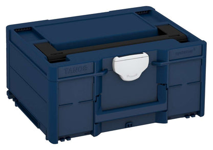 Systainer³ M 187, Sapphire Blue with Black lid handle and Light Grey catches