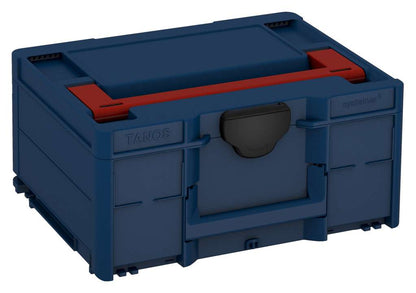Systainer³ M 187, Sapphire Blue with Carmine Red lid handle and Black catches