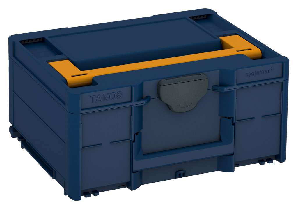 Systainer³ M 187, Sapphire Blue with Daffodil Yellow lid handle and Anthracite catches