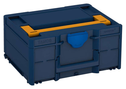 Systainer³ M 187, Sapphire Blue with Daffodil Yellow lid handle and Signal Blue catches