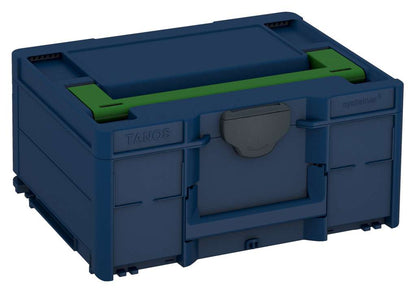 Systainer³ M 187, Sapphire Blue with Emerald Green lid handle and Anthracite catches