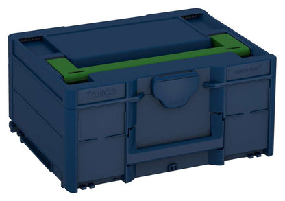 Systainer³ M 187, Sapphire Blue with Emerald Green lid handle