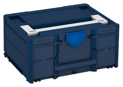 Systainer³ M 187, Sapphire Blue with Light Grey lid handle and Signal Blue catches