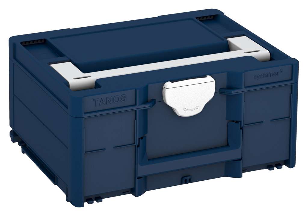 Systainer³ M 187, Sapphire Blue with Light Grey lid handle and White catches