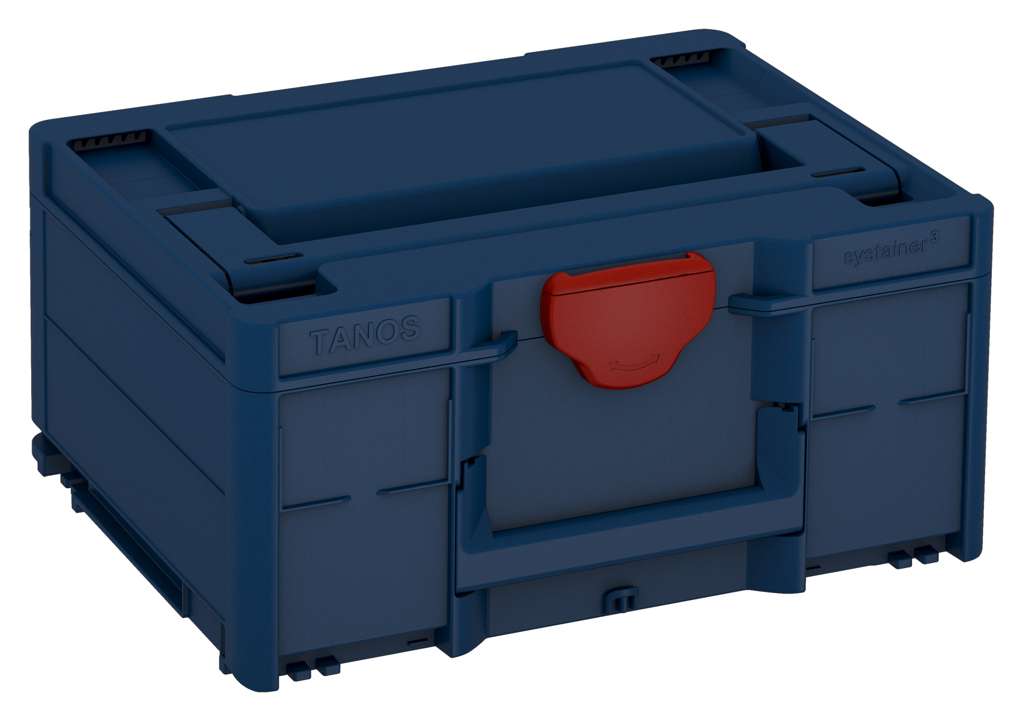 Systainer³ M 187, Sapphire Blue with Carmine Red catches