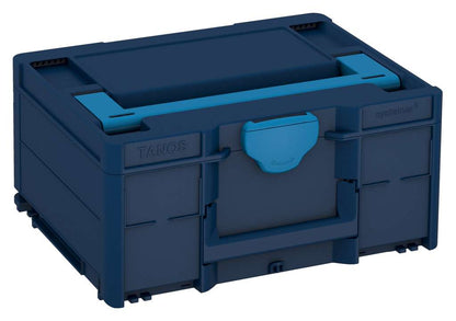 Systainer³ M 187, Sapphire Blue with Sky Blue lid handle and Sky Blue catches