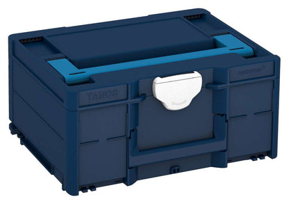 Systainer³ M 187, Sapphire Blue with Sky Blue lid handle and White catches