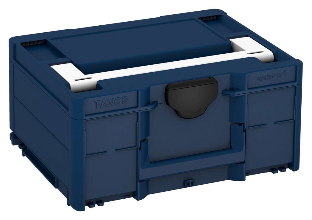 Systainer³ M 187, Sapphire Blue with White lid handle and Black catches