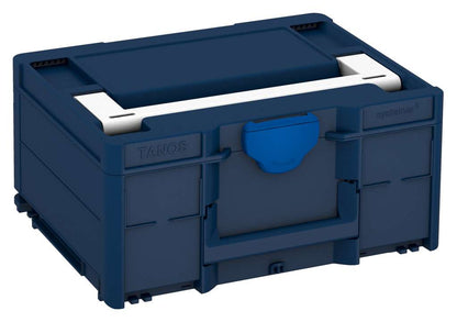 Systainer³ M 187, Sapphire Blue with White lid handle and Signal Blue catches