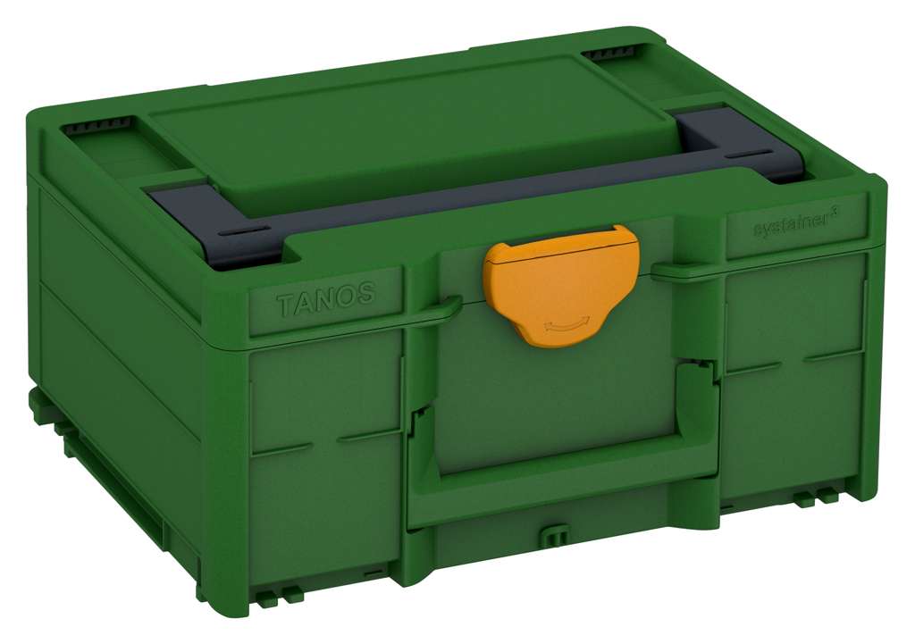 Systainer³ M 187, Emerald Green with Anthracite lid handle and Daffodil Yellow catches
