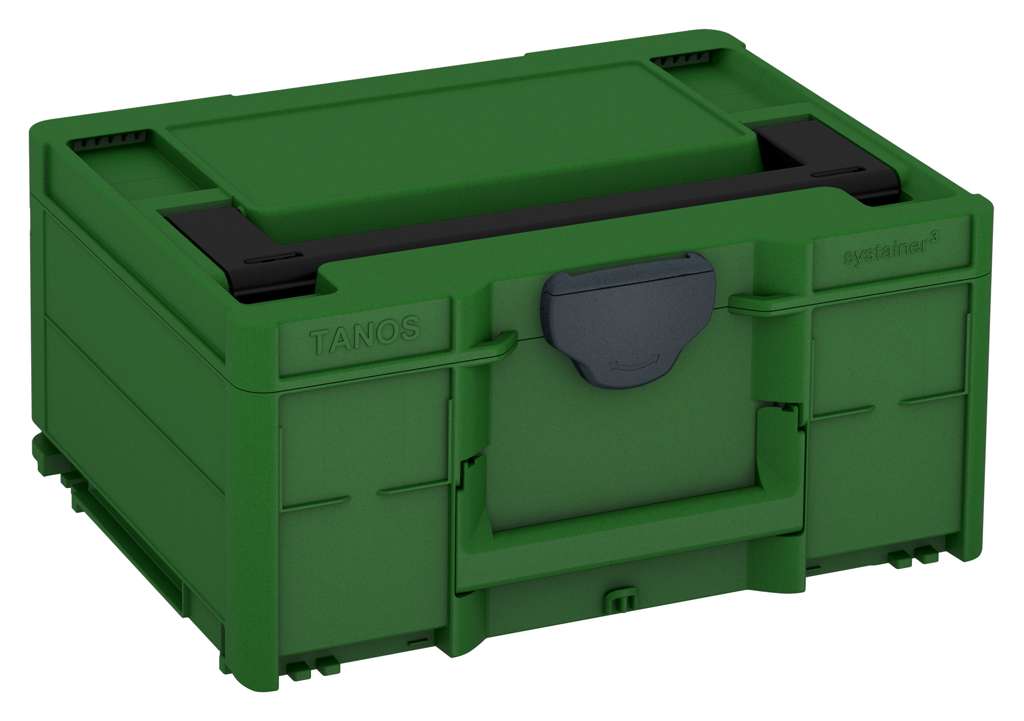 Systainer³ M 187, Emerald Green with Black lid handle and Anthracite catches