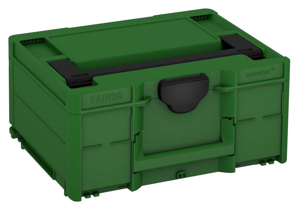 Systainer³ M 187, Emerald Green with Black lid handle and Black catches