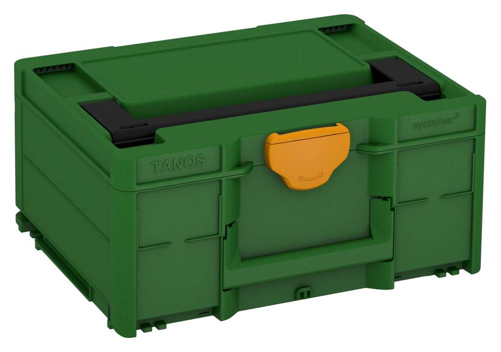 Systainer³ M 187, Emerald Green with Black lid handle and Daffodil Yellow catches