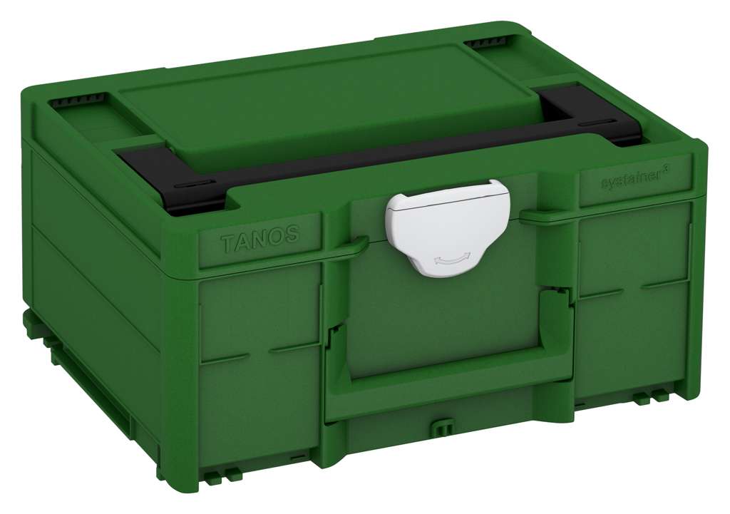 Systainer³ M 187, Emerald Green with Black lid handle and Light Grey catches