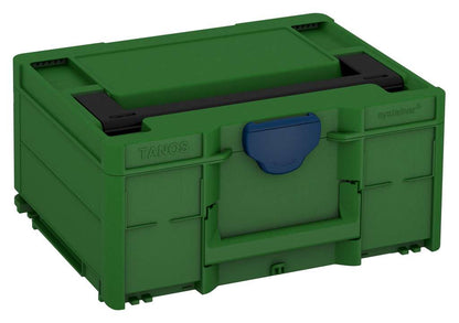 Systainer³ M 187, Emerald Green with Black lid handle and Sapphire Blue catches
