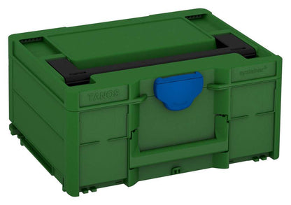 Systainer³ M 187, Emerald Green with Black lid handle and Signal Blue catches