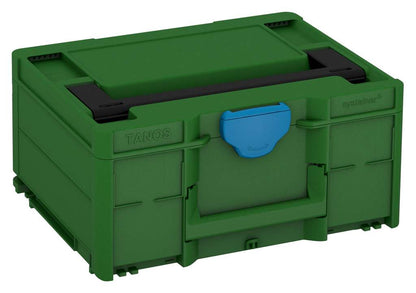 Systainer³ M 187, Emerald Green with Black lid handle and Sky Blue catches