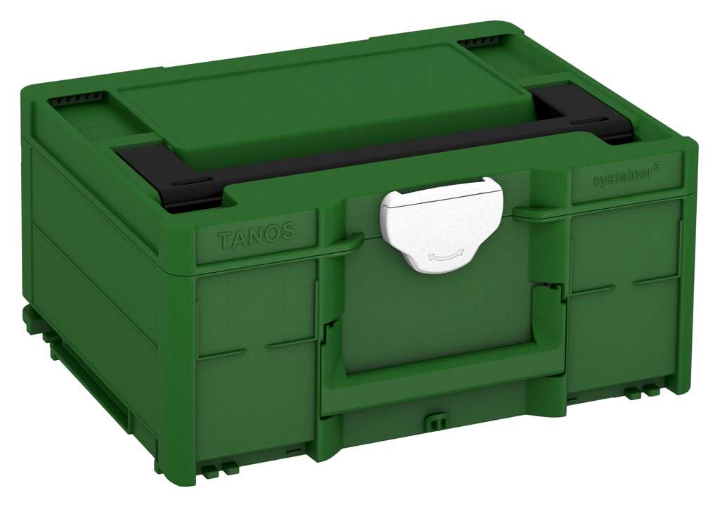 Systainer³ M 187, Emerald Green with Black lid handle and White catches