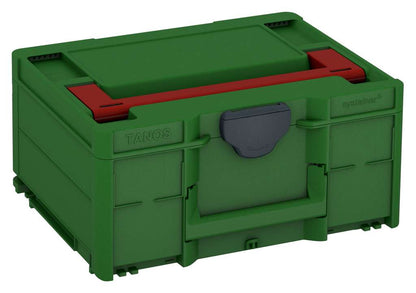 Systainer³ M 187, Emerald Green with Carmine Red lid handle and Anthracite catches