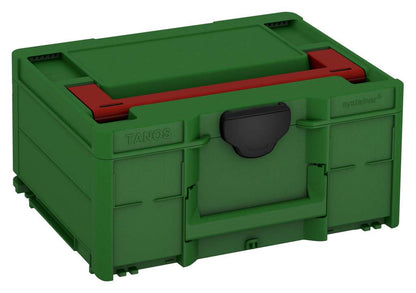Systainer³ M 187, Emerald Green with Carmine Red lid handle and Black catches