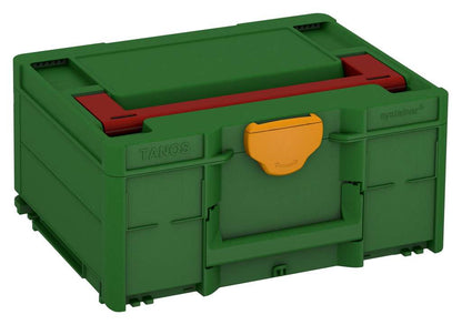 Systainer³ M 187, Emerald Green with Carmine Red lid handle and Daffodil Yellow catches