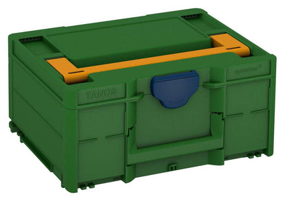 Systainer³ M 187, Emerald Green with Daffodil Yellow lid handle and Sapphire Blue catches