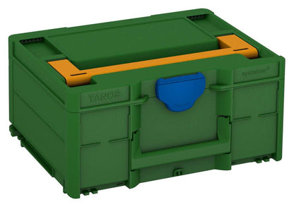 Systainer³ M 187, Emerald Green with Daffodil Yellow lid handle and Signal Blue catches