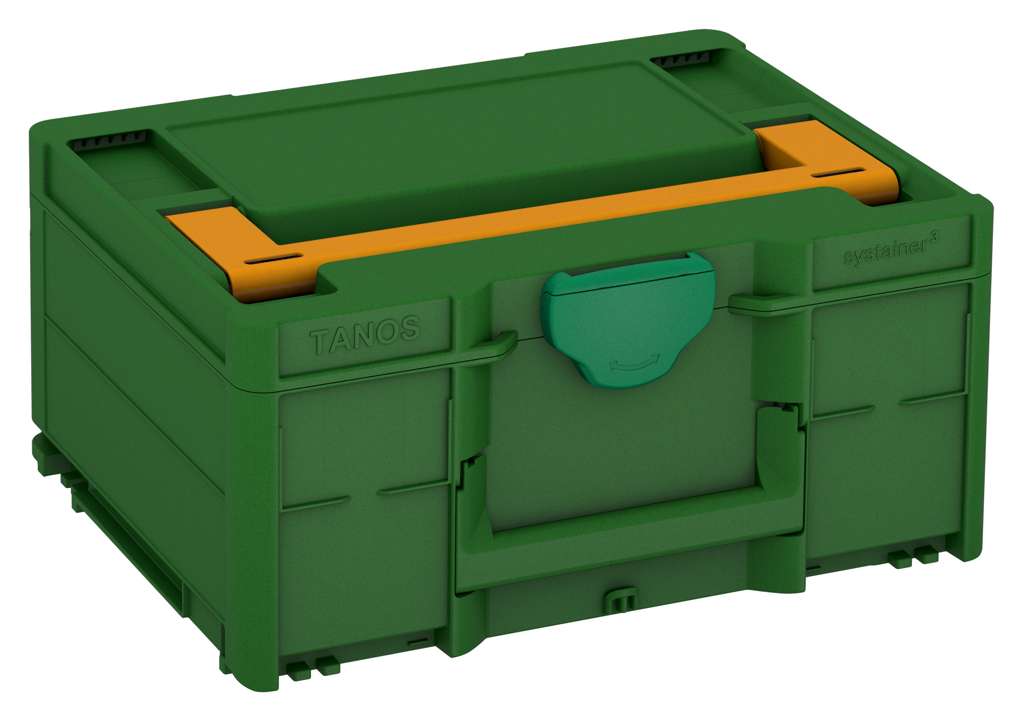 Systainer³ M 187, Emerald Green with Daffodil Yellow lid handle and Signal Green catches