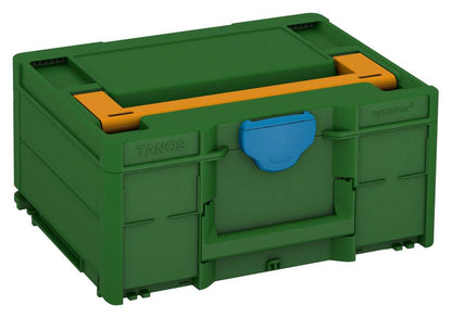 Systainer³ M 187, Emerald Green with Daffodil Yellow lid handle and Sky Blue catches