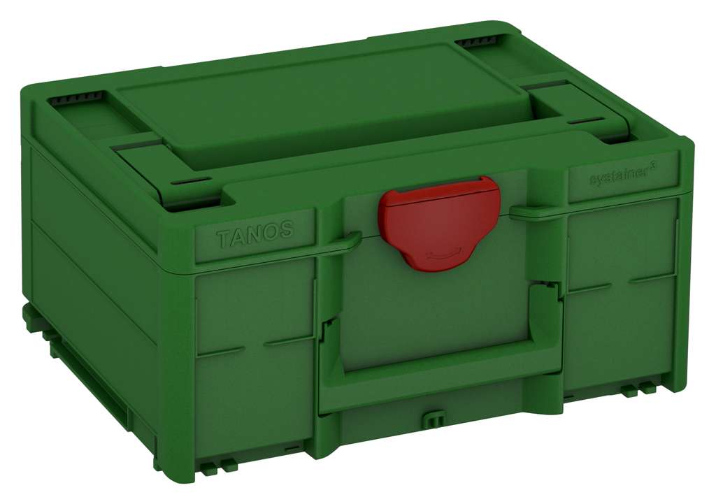 Systainer³ M 187, Emerald Green with Carmine Red catches