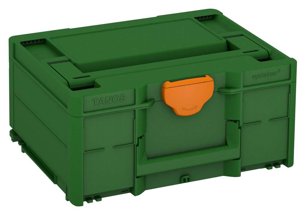 Systainer³ M 187, Emerald Green with Deep Orange catches
