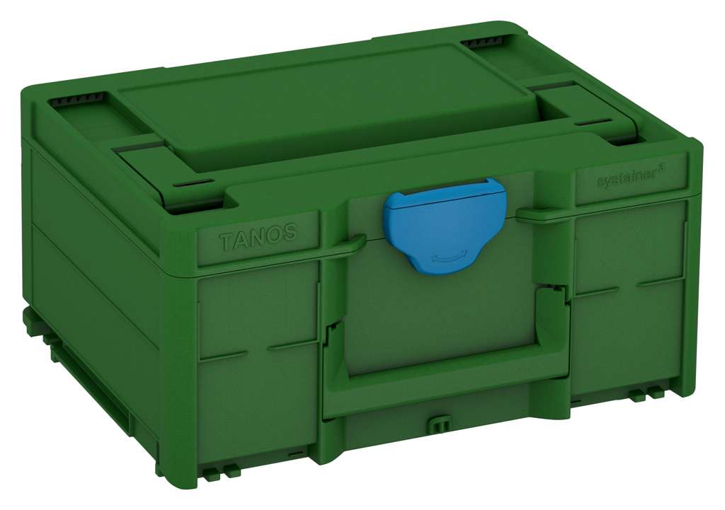 Systainer³ M 187, Emerald Green with Sky Blue catches