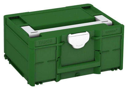 Systainer³ M 187, Emerald Green with Light Grey lid handle and White catches